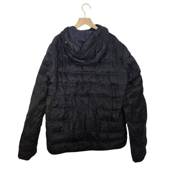 Uniqlo Down Puffer Coat Size Medium Unisex Black - Picture 2 of 6
